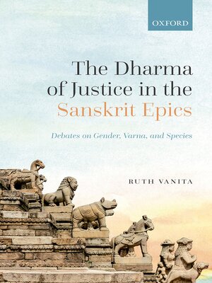 cover image of The Dharma of Justice in the Sanskrit Epics